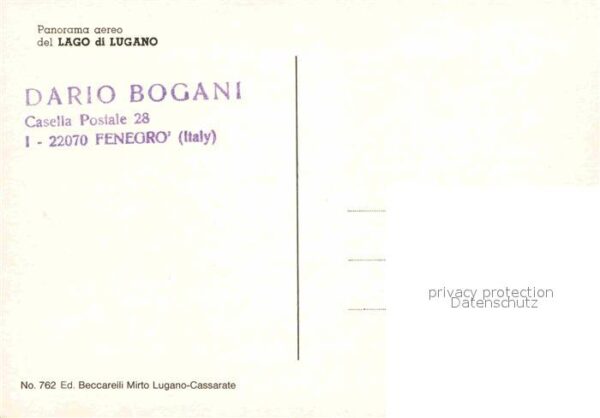 Lago di Lugano TI Fliegeraufnahme – Bild 2