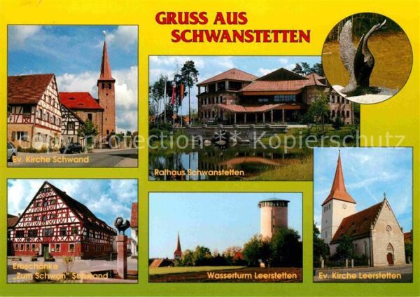 Schwanstetten Ev Kirche Schwand Erbschänke Zum Schwan