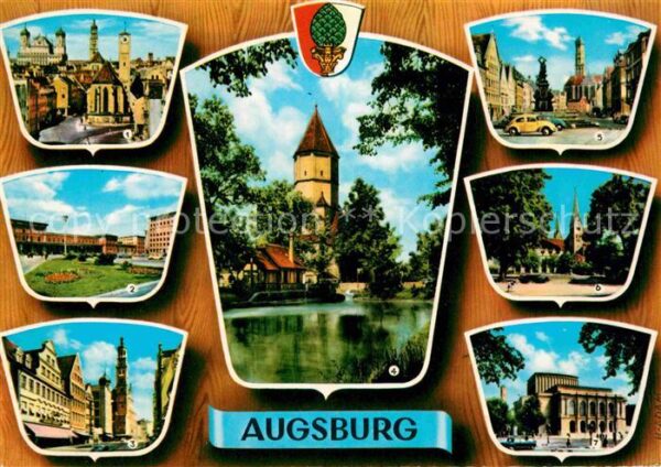 Augsburg Jakobskirche Rathaus Hauptbahnhof Jakob