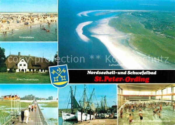 St Peter-Ording Strandpartie Altes Friesenhaus Fliegera