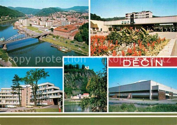 Decin Boehmen Celkovy pohled Nakupni stredisko Kotva