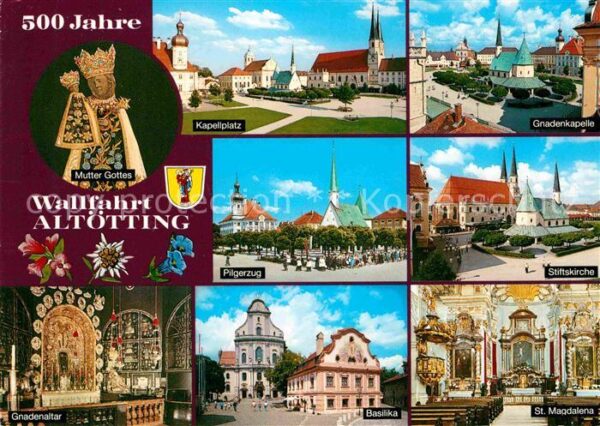 Altoetting Kapellplatz Gnadenkapelle Pilgerzug Sti