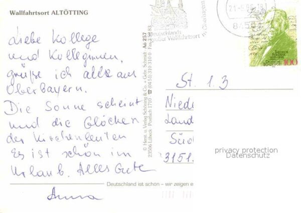 Altoetting Kapellplatz Gnadenkapelle Pilgerzug Sti – Bild 2