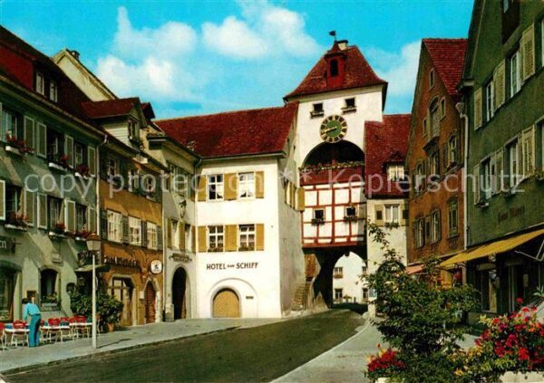 Meersburg Bodensee Unterstadtstrasse und vorderes Seetor