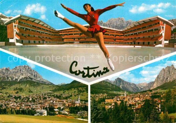 Cortina d Ampezzo Olympisches Eisstadion Panorama
