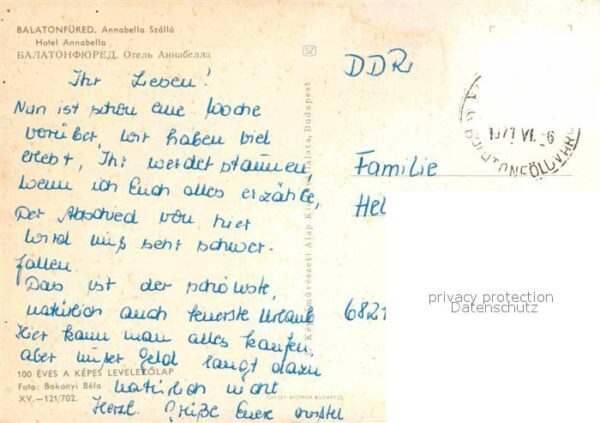Balatonfuered Hotel Annabella – Bild 2