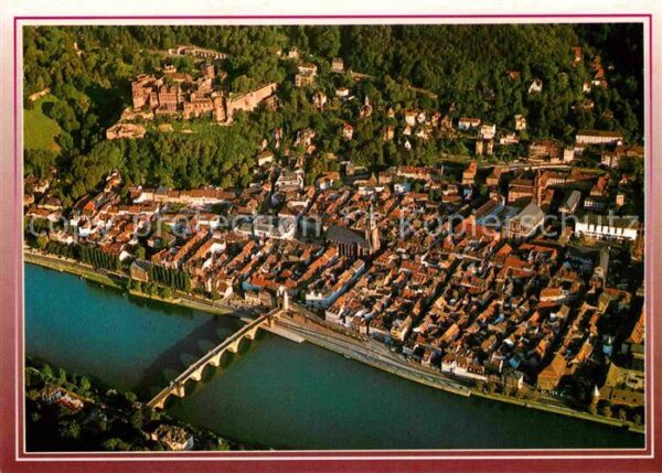 Heidelberg Neckar Fliegeraufnahme