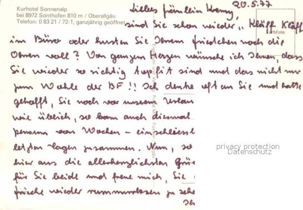 Sonthofen Oberallgaeu Kurhotel Sonnenalp – Bild 2