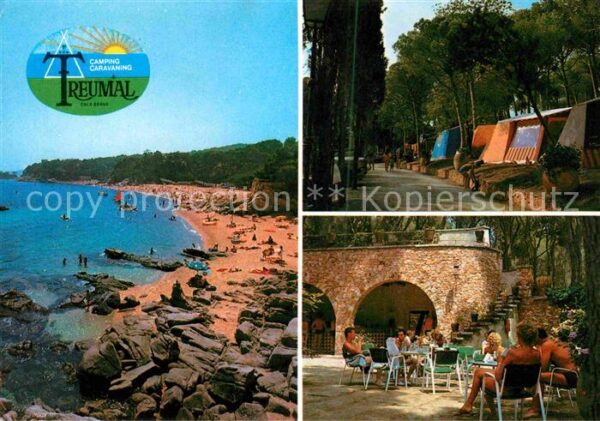 Playa de Aro Cataluna Camping Caravaning Treumal Strandpartie