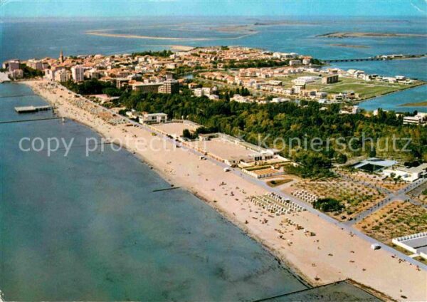 Grado Pineta Isola del Sole Fliegeraufnahme