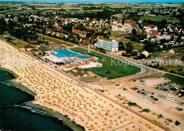 Groemitz Ostseebad Strand Fliegeraufnahme