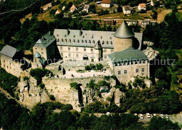 Waldeck Edersee Schloss Waldeck Fliegeraufnahme