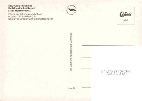 Neuhaus Solling Kgl Jagdschloss – Bild 2