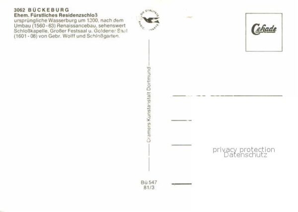 Bueckeburg Ehem Fürstliches Residenzschloss Fliege – Bild 2