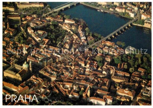 Praha Prahy Prague Fliegeraufnahme