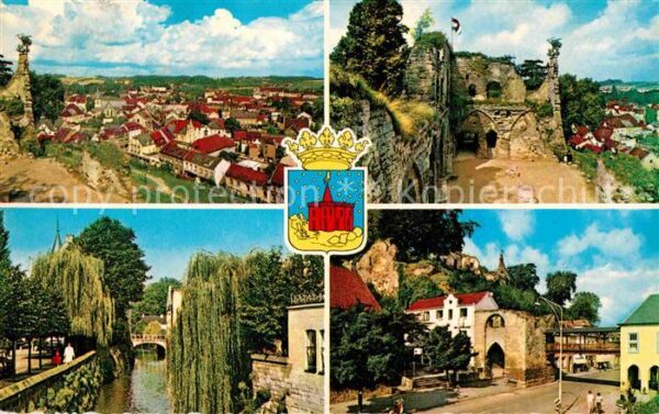 Valkenburg aan de Geul Krachten Burgruine Panorama Stadttor