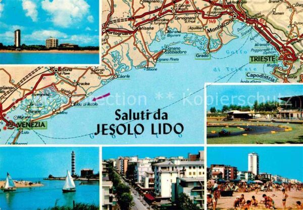 Jesolo Lido Hafen Strand