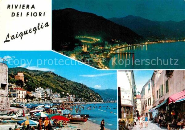 Laigueglia  Riviera Dei Fiori Strand Altstadt