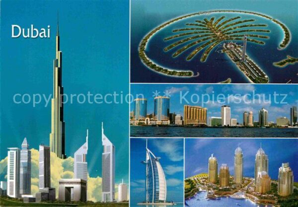 Dubai Stadtansichten Luftaufnahme new face li