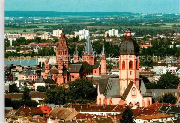 Mainz Rhein Theodor Heuss Brücke Quintinskirche San