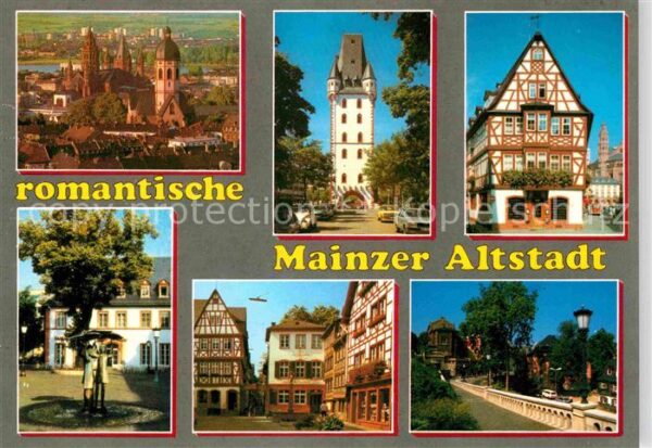 Mainz Rhein Stephanskirche Mainzer Dom Holzturm Wei