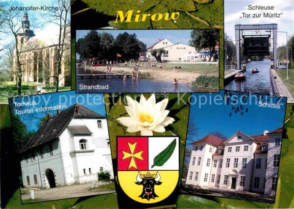 Mirow Torhaus Schloss Strandbad Schleuse Tor