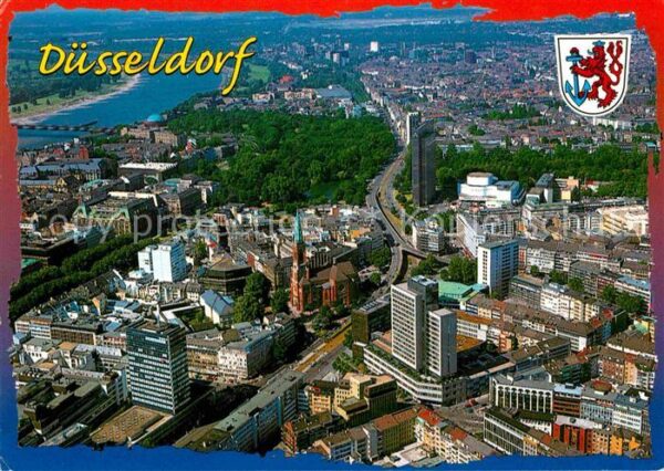 Duesseldorf Luftaufnahme