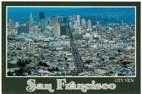 San Francisco California Luftaufnahme Panorama
