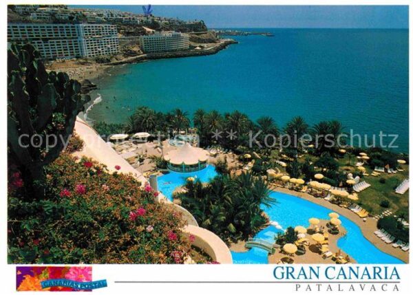 Patalavaca Swimmingpool Strand Luftbild