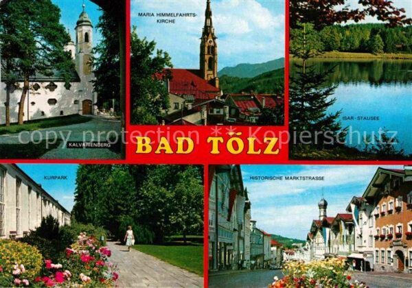 Bad Toelz Kalvarienberg Kurpark Maria Himmelfahrt
