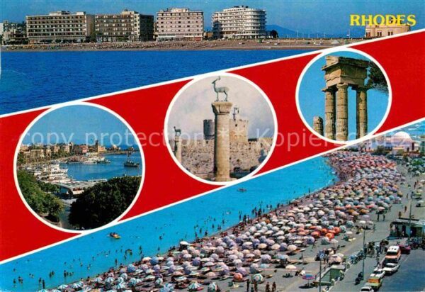 Rhodes Rodi Rhodos Strand Hotelanlagen