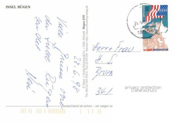 Insel Ruegen Rasende Roland Kreidefelsen Kap Arkona – Bild 2