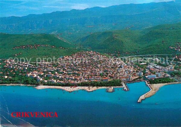 Crikvenica Kroatien Luftbild
