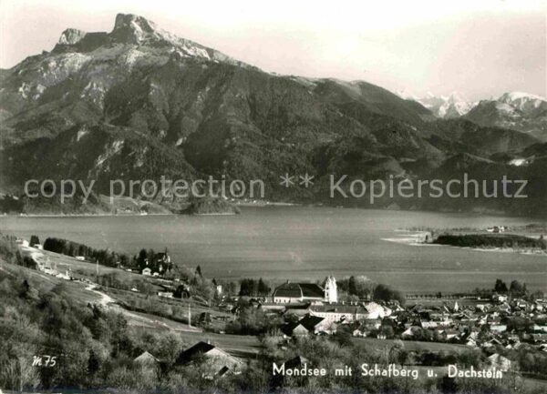 Mondsee Salzkammergut Schafberg Dachstein