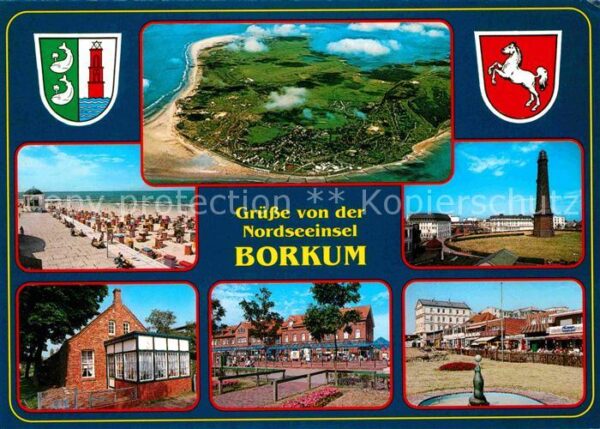 Borkum Panorama Stadtansichten