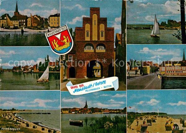 Neustadt Holstein Pelzerhaken Rettin Strand Stadtansichte