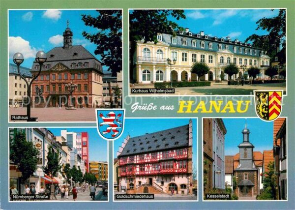 Hanau Main Rathaus Kurhaus Wilhelmsbad Nürnberger