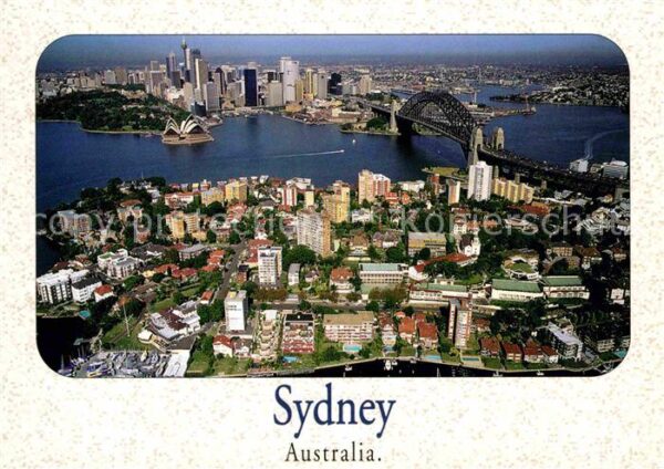 Sydney New South Wales Luftbild Kirribilli Circular Quay