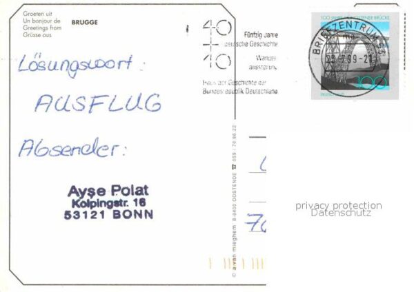 Brugge Kirche Brunnen – Bild 2