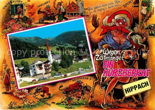 Zillertal Tirol Hippach Ramsau Schwendau Juxkarte