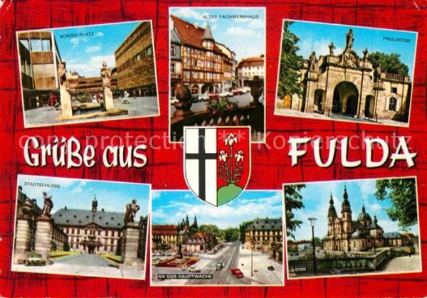 Fulda Borgiaplatz Altes Fachwerkhaus Paulusto