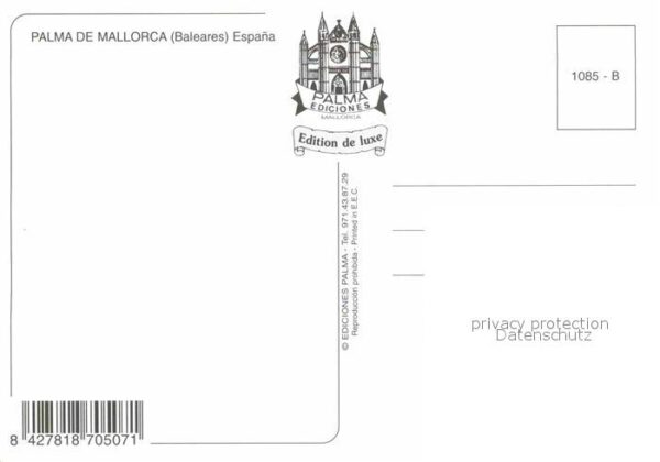 Palma de Mallorca Kathedrale Uferpromenade Parkanlage – Bild 2