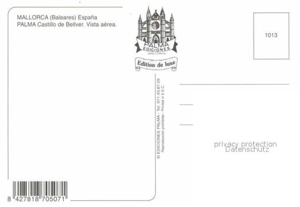 Palma de Mallorca Castillo de Bellver Luftbild – Bild 2