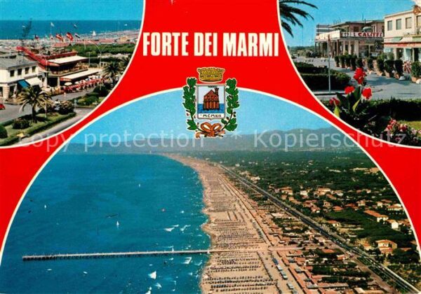 Forte dei Marmi Strand Luftbild
