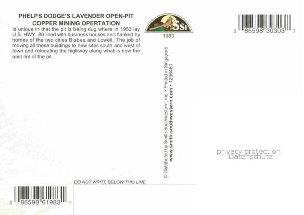 Bisbee Arizona Phelps Dodge Lavender Open Pit Copper M – Bild 2