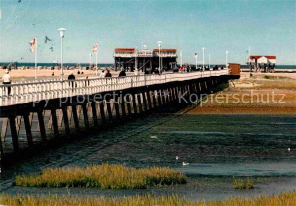 St Peter-Ording Seebrücke Sandbank