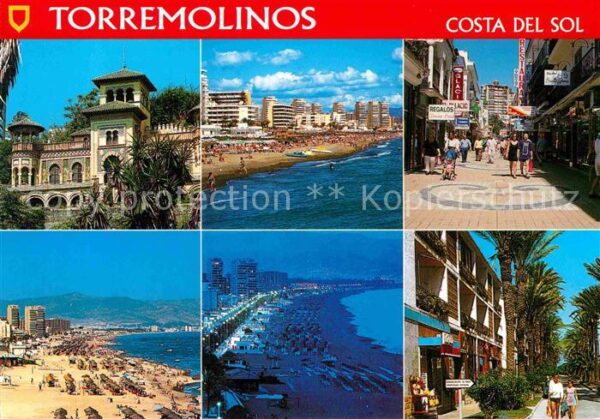 Torremolinos Strand Stadtansichten