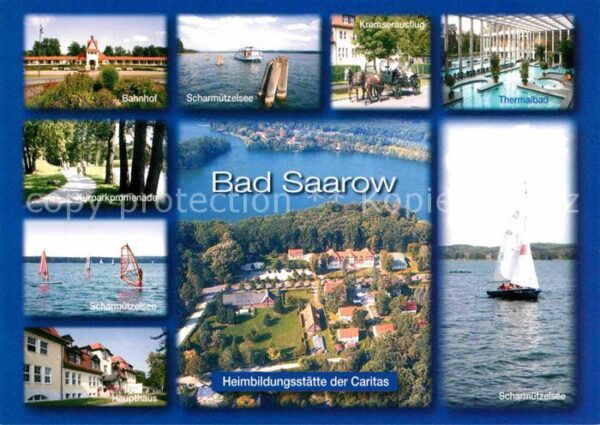 Bad Saarow Kurparkpromenade Thermalbad Scharmützel