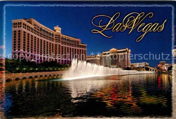 Las Vegas Nevada Hotel Bellagio Wasserfontänen