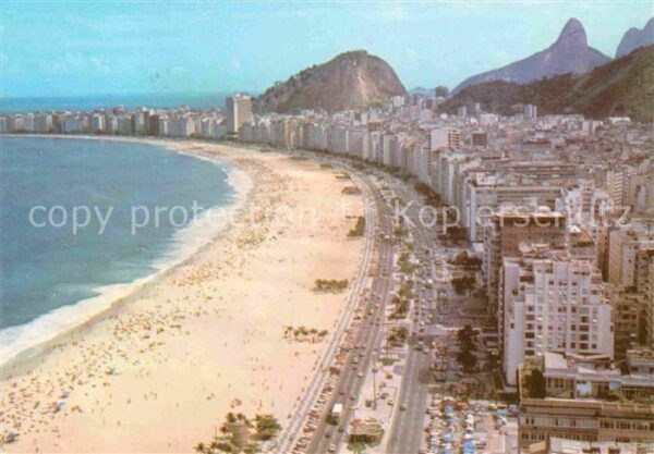 Rio de Janeiro Strand Hotelanlagen Luftaufnahme